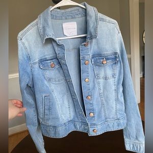 Celebrity Pink Blue Jean Jacket